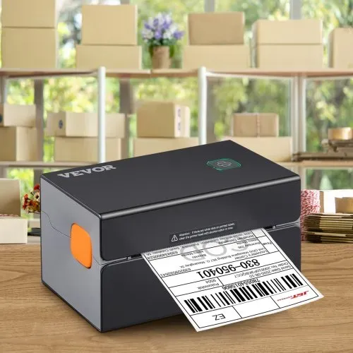 VEVOR Thermo-Etikettendrucker 175x109x94mm Edikettendruckgerät 300DPI Auflösung Labeldrucker Versandetiketten Drucker Bluetooth/USB Automatische Etikettenerkennung Windows Mac OS Linux Chromebook – Bild 7