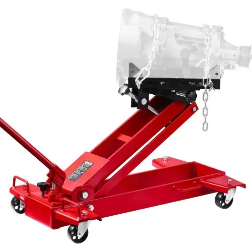 VEVOR Wagenheber mit niedrigem Profil 1 T, hydraulischer Rangierwagenheber mit 18,5–70 cm Hubhöhe & flexiblen 360°-Schwenkrädern, Hochleistungs-Hebebühne für Garage / Werkstatt Rot – Bild 8