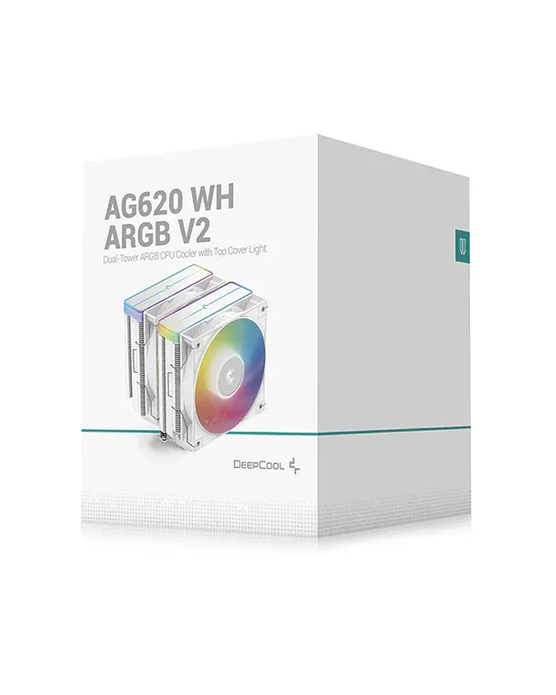 DeepCool AG620 WH ARGB V2 Chipset, Hauptplatine Luftkühlung 12 cm Weiß 1 Stück(e) – Bild 6