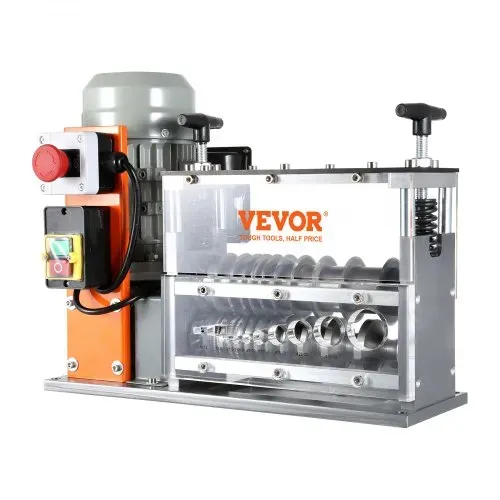 VEVOR Kabelabisoliermaschine Elektrisch 1,5-40mm Kabelschälmaschine 750W Abisoliermaschine 30m pro Minute Geschwindigkeit Abisolierzange 65-Mn-Federstahl Klinge Ideal zum Abisolieren von Kupferdraht – Bild 9