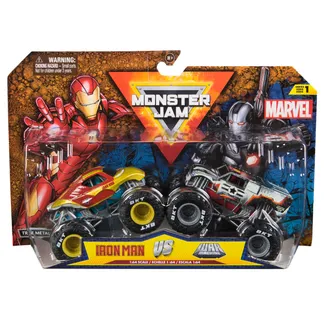 Monster Jam – Zweier-Pack Original Monster Trucks im Marvel Superhelden-Design Monster Jam – Zweier-Pack Original Monster Trucks im Marvel Superhelden-Design