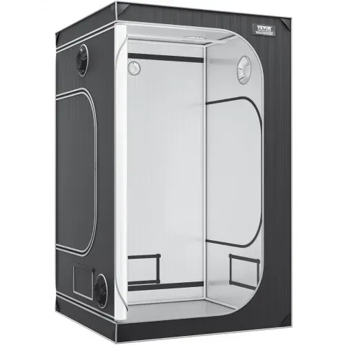 VEVOR Grow-Zelt, 122 x 122 x 203 cm, Indoor-Growzelt, hydroponische Fenstertür-Ablage – Bild 9