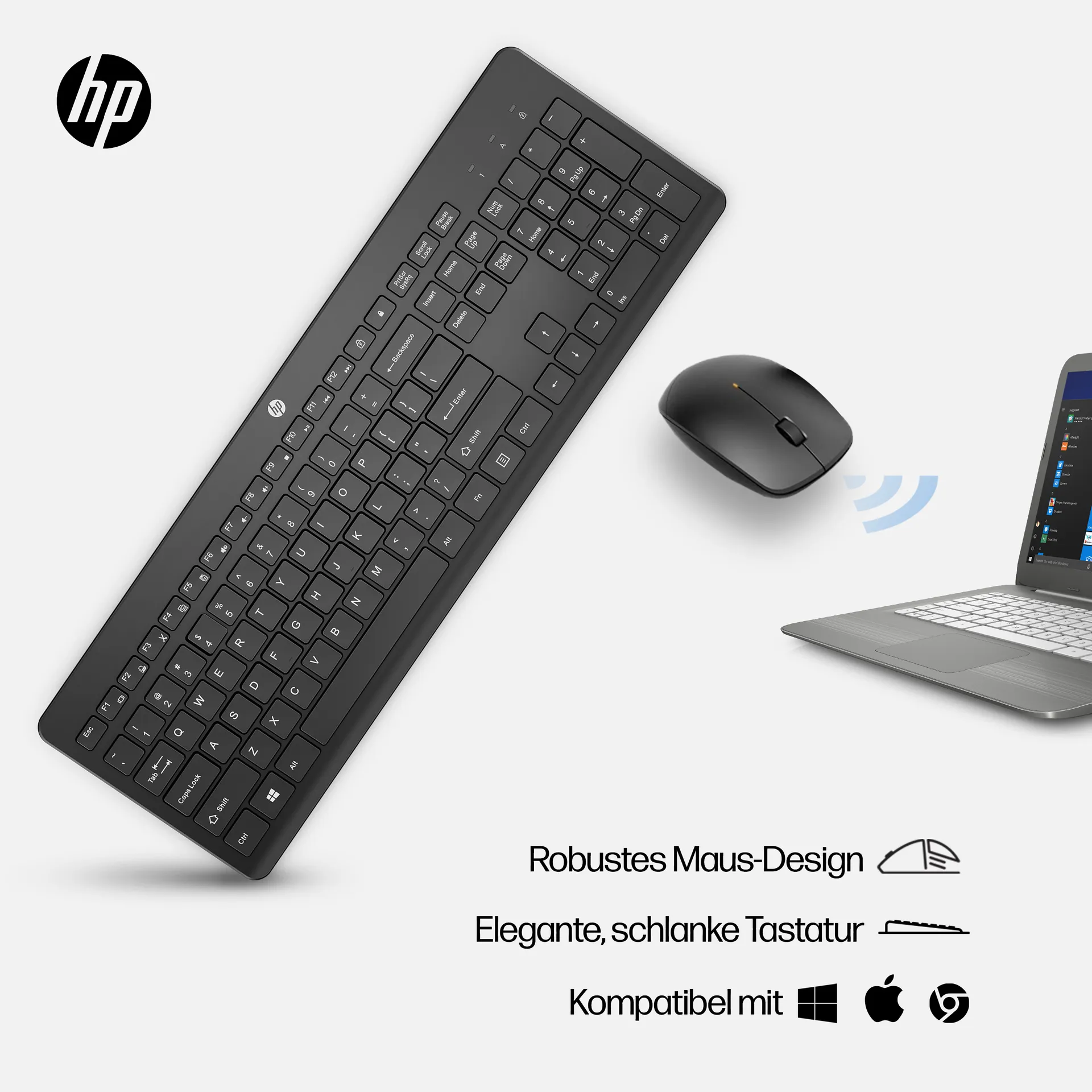 HP 230 Wireless-Maus und -Tastatur (kombiniert) – Bild 2