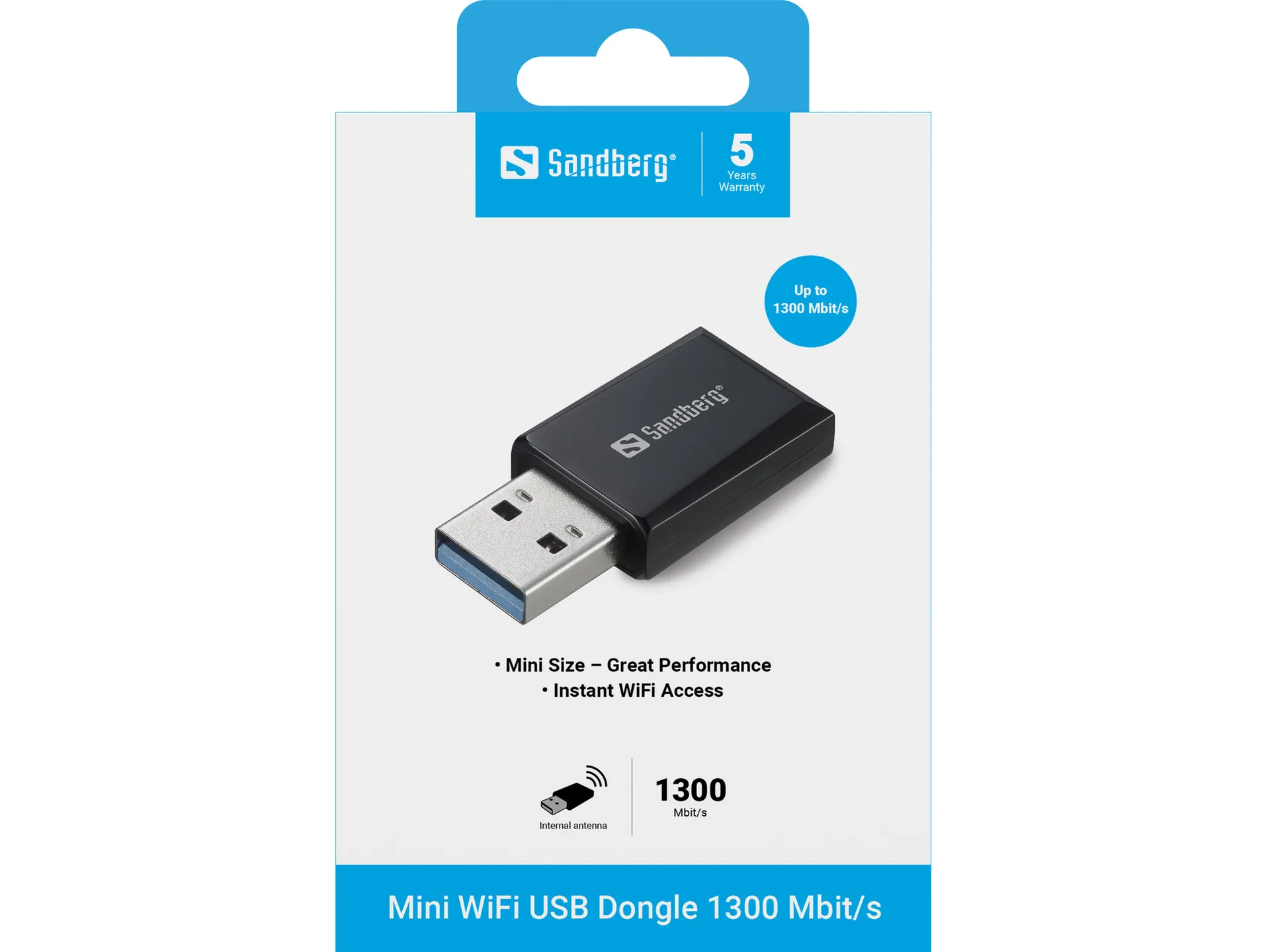 Sandberg Mini Wifi Dongle 1300 Mbit/s – Bild 5