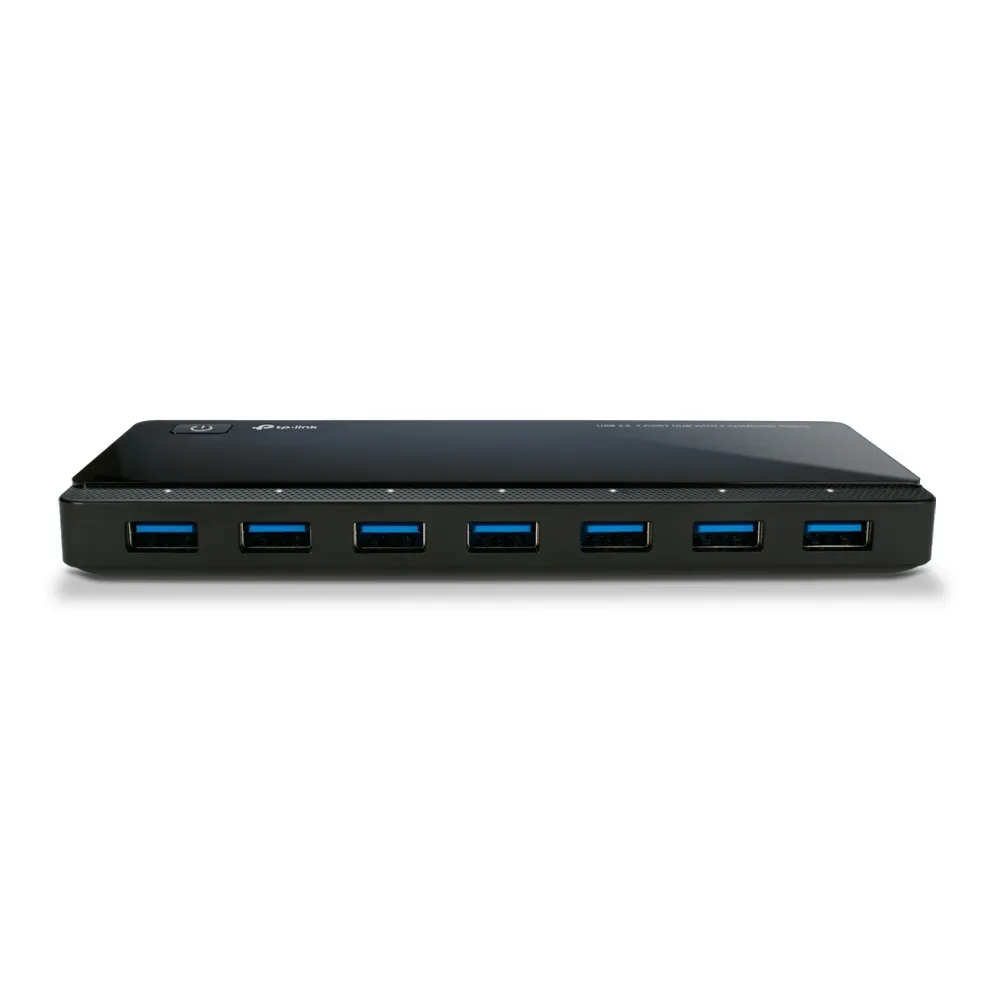 TP-Link USB 3.0 7-Port Hub mit 2 Ladeanschlüssen TP-Link USB 3.0 7-Port Hub mit 2 Ladeanschlüssen