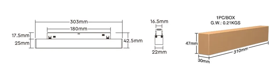 MiBoxer MF2-24A-RF LED 48V Track Floodlight 24W CCT 2,4G – Bild 4