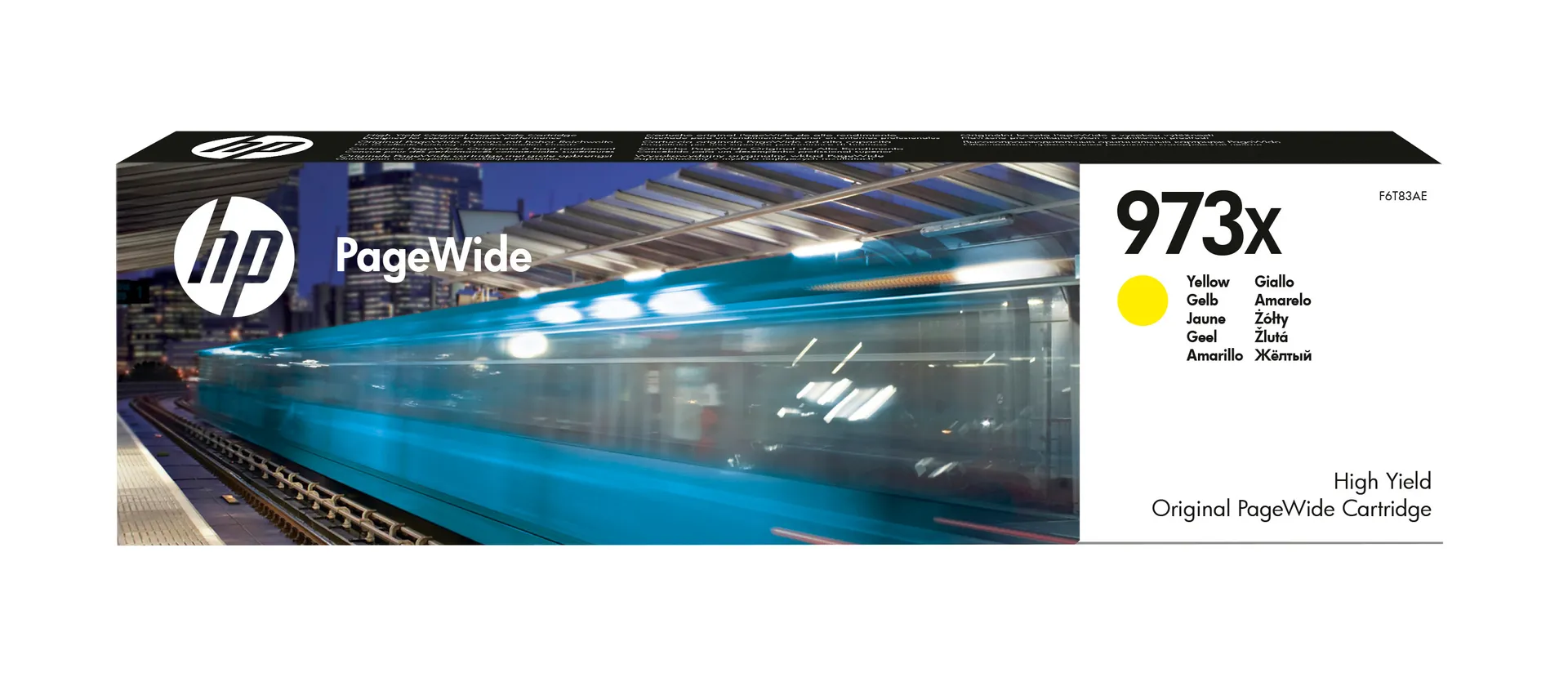 HP 973X Gelb Original PageWide Druckerpatrone mit hoher Reichweite HP 973X Gelb Original PageWide Druckerpatrone mit hoher Reichweite