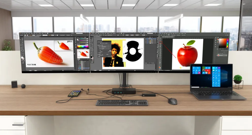 i-tec USB 3.0 / USB-C / Thunderbolt, 3x 4K Docking Station + Power Delivery 100W – Bild 6