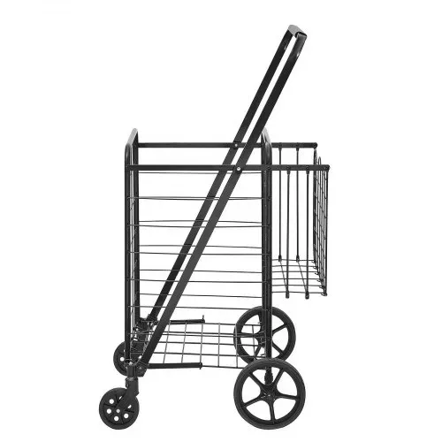 VEVOR Einkaufstrolley Einkaufswagen Klappbar 50 kg Belastbar, Einkaufsroller Handwagen Multifunktional , Shoppingtrolley Faltbar für Wäsche, Lebensmittel, Camping-Werkzeuge usw. – Bild 9