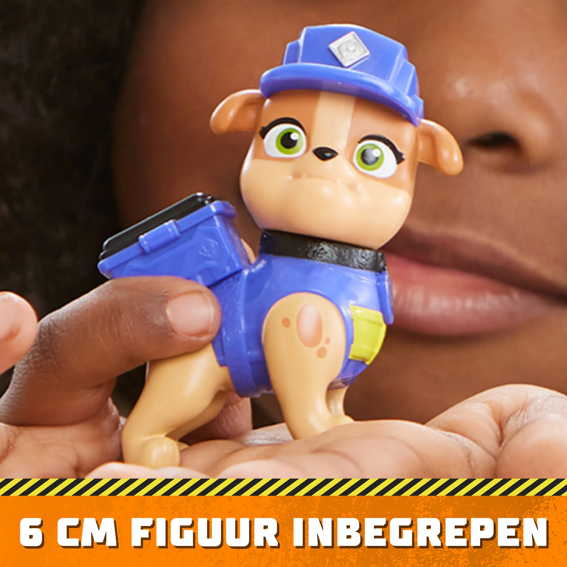 Rubble & Crew Rubble und Crew - Zementmischer-Baufahrzeug (Basis Fahrzeug) mit Mix-Figur, dreh- und kippbare Mischtrommel, authentisches Spielzeug aus TV-Serie, für Kinder ab 3 Jahren – Bild 5