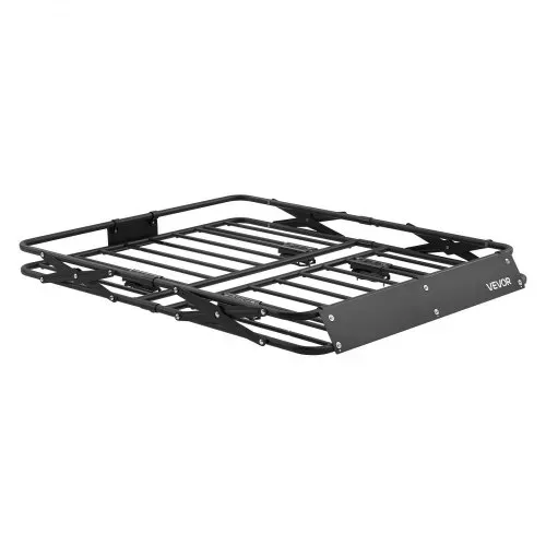 VEVOR Dachträgerkorb 1168 x 914 x 102 mm Dachgepäckkorb mit Klappmechanismus Tragkraft bis 90,72 kg Wetterfester Faltbarer Autodachkorb aus Legierungsstahl Dachtransportkorb Geeignet für SUVs Pickups – Bild 8