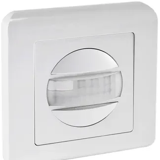 Unterputz PIR-Bewegungsmelder 160° Pro LED geeignet, 2-Draht Technik, weiß Unterputz PIR-Bewegungsmelder 160° Pro LED geeignet, 2-Draht Technik, weiß