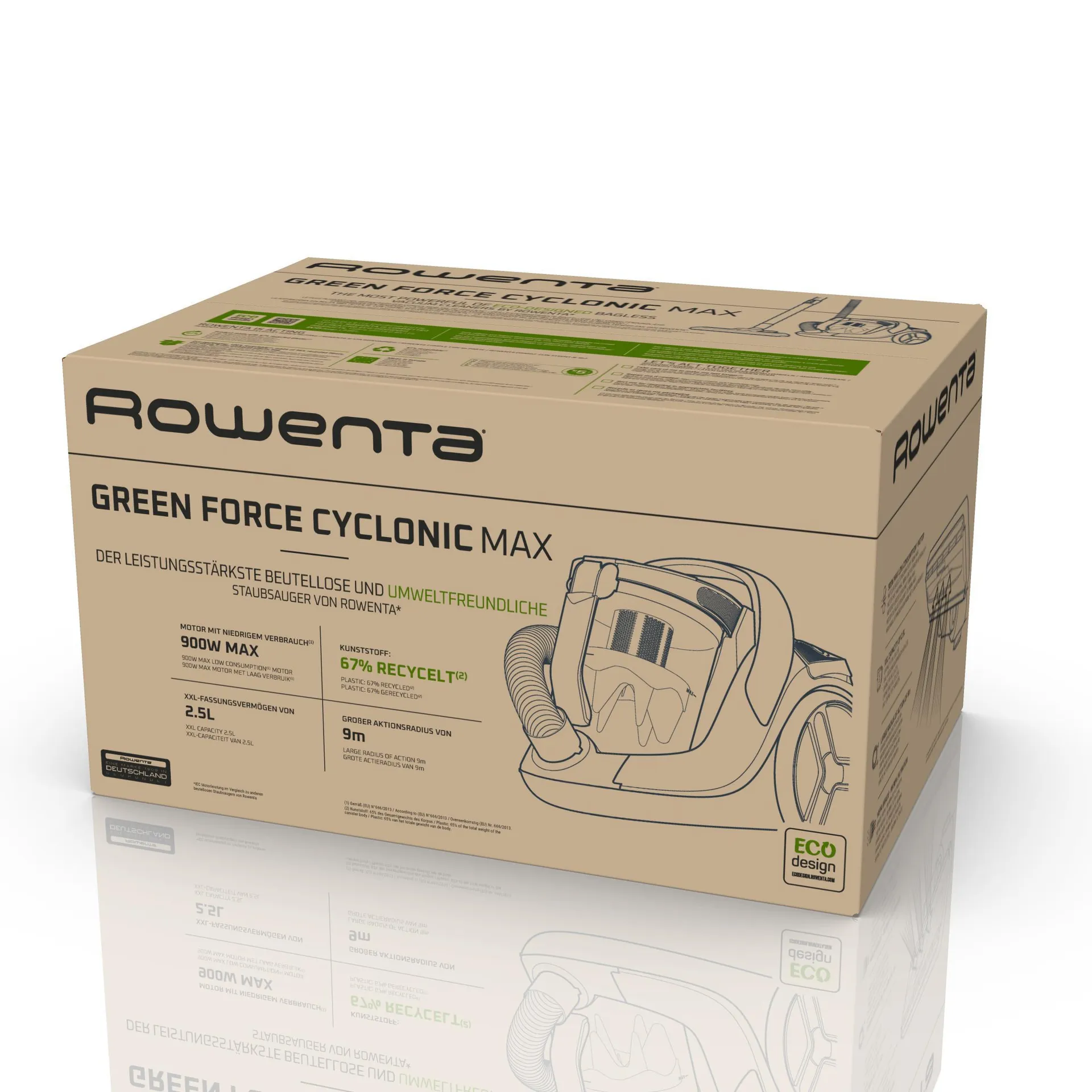 Rowenta Green Force Cyclonic Max RO7B12 – Bild 4