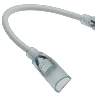 Verbinder für 230V LED Stripes, IP44 auch für 90° Montage geeignet Verbinder für 230V LED Stripes, IP44 auch für 90° Montage geeignet