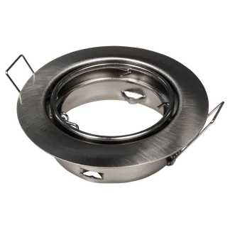 Einbaurahmen McShine “ER-87“ Edelstahl gebürstet, Ø87mm, schwenkbar Einbaurahmen McShine “ER-87“ Edelstahl gebürstet, Ø87mm, schwenkbar