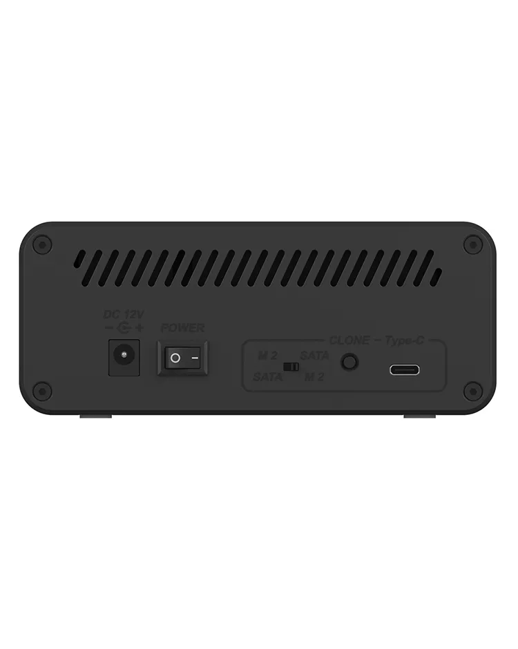 ICY BOX IB-2914MSCL-C31, Docking & CloneStation für M.2 NVMe SSD & 2.5”/3.5” SATA SSD/HDD, Zweiwege klonen, USB 3.2 Gen 2 Type-C®/Type-A, schwarz – Bild 5