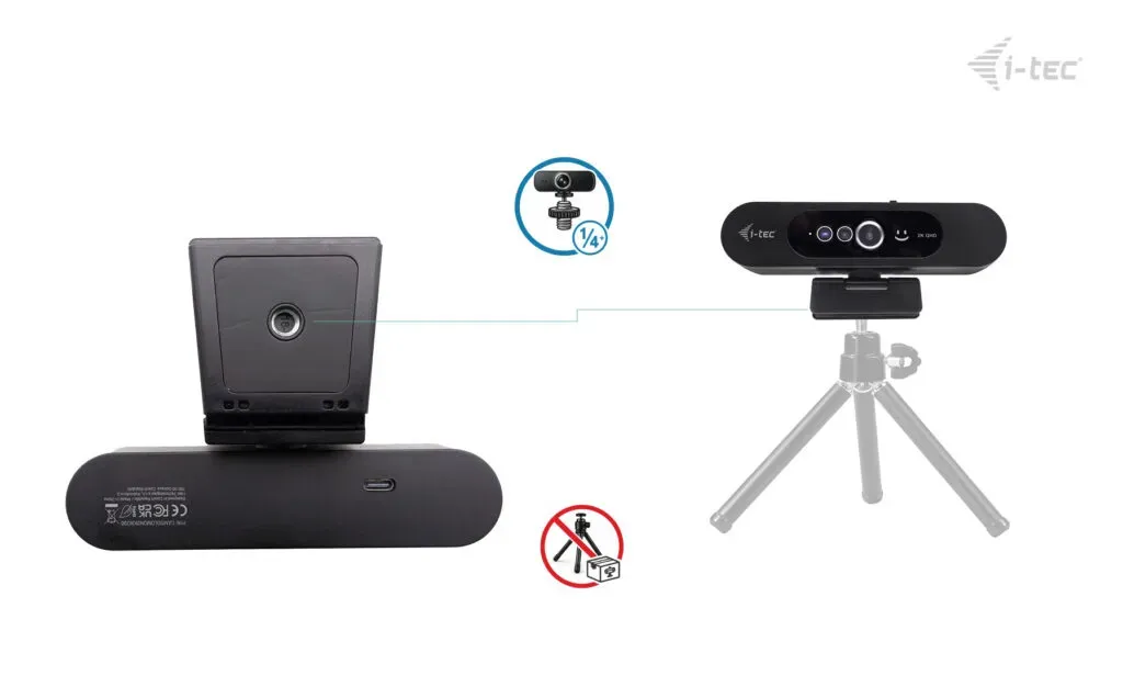 i-tec SOLOMON WH200 2K Webcam Windows Hello – Bild 6