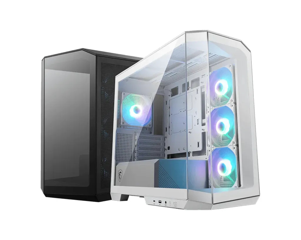 MSI MAG PANO M100R PZ Micro Tower Weiß – Bild 3