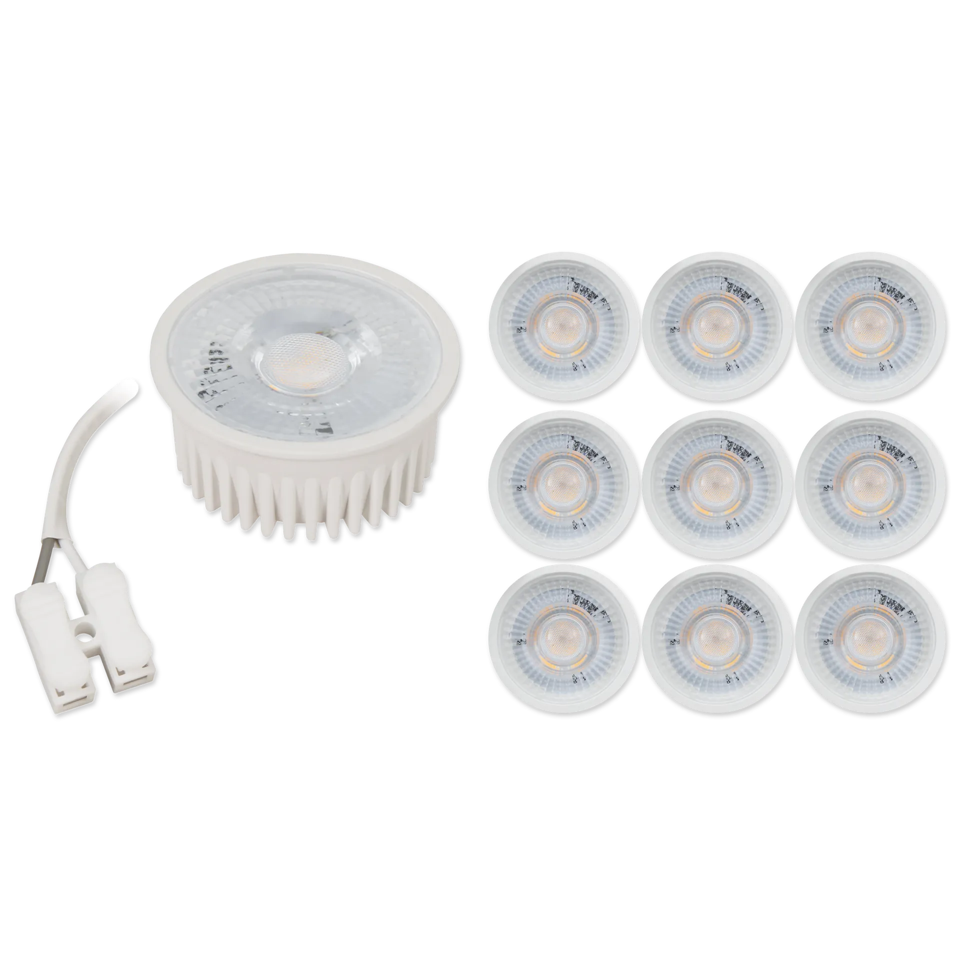 LED-Modul McShine “MCOB“ 5W, 400Lm, 230V, 50x25mm, warmweiß, 3000K, 10er-Pack LED-Modul McShine “MCOB“ 5W, 400Lm, 230V, 50x25mm, warmweiß, 3000K, 10er-Pack