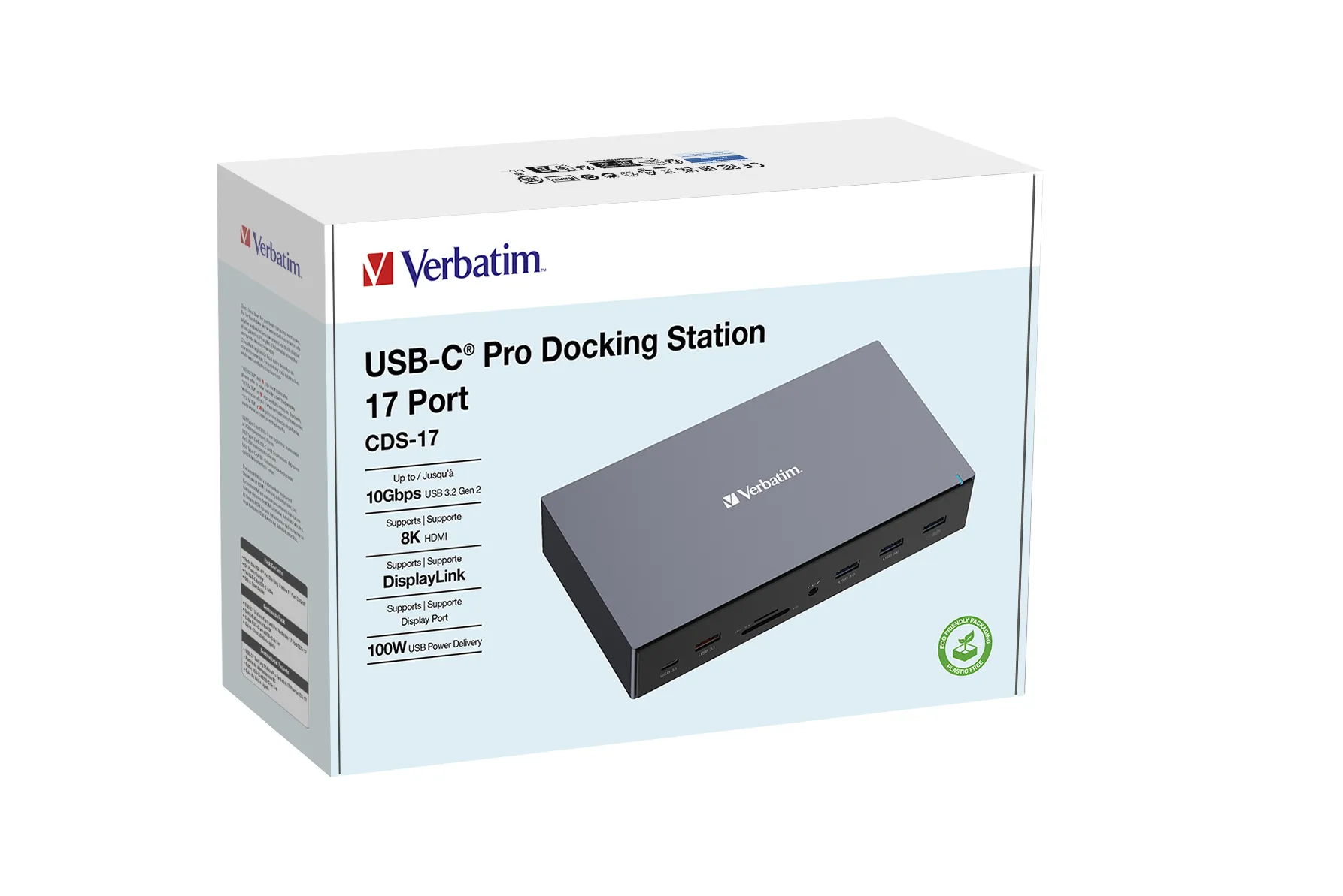 Verbatim CDS-17 Kabelgebunden USB 3.2 Gen 1 (3.1 Gen 1) Type-C Schwarz, Grau – Bild 3