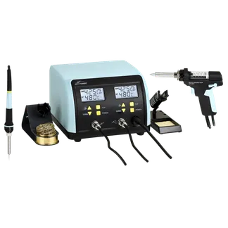 Lötcenter McPower “Digital 940“, 60W-Lötkolben, 90W-Löt- & Entlötpistole Lötcenter McPower “Digital 940“, 60W-Lötkolben, 90W-Löt- & Entlötpistole