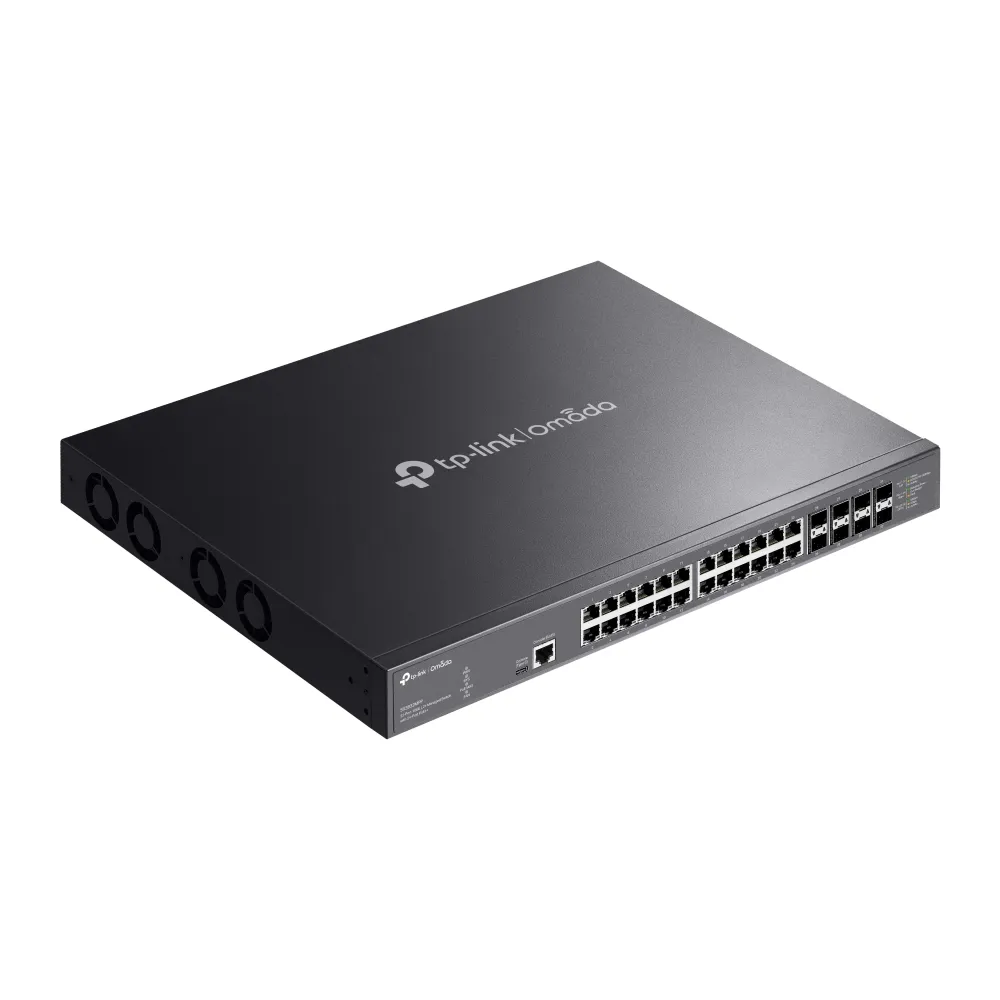 TP-Link Switch full managed Layer2+ 32 Port • 24x 10GbE • 8x SFP+ • PoE Budget 770 Watt • 24x PoE af/at/bt • 19” • Omada • SX3832MPP – Bild 4