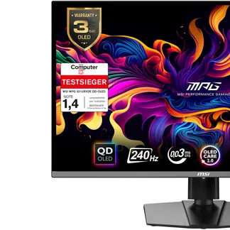 MSI MPG 321URXDE QD-OLED Computerbildschirm 80 cm (31.5″) 3840 x 2160 Pixel 4K Ultra HD Schwarz MSI MPG 321URXDE QD-OLED Computerbildschirm 80 cm (31.5″) 3840 x 2160 Pixel 4K Ultra HD Schwarz