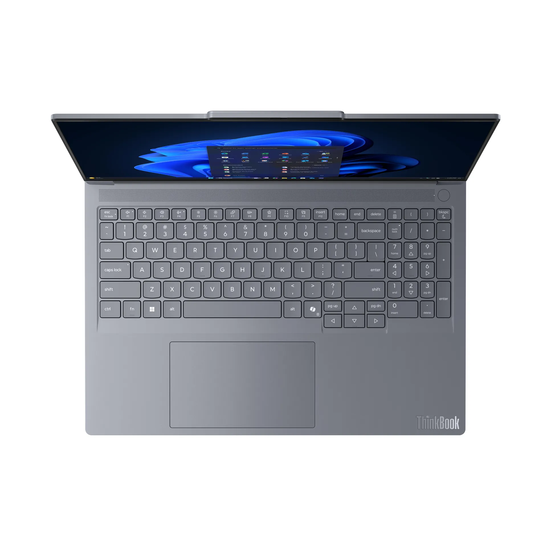 Lenovo ThinkBook 16p G6 ADR AMD Ryzen™ 9 8940HX Laptop 40,6 cm (16") WQXGA 32 GB DDR5-SDRAM 1 TB SSD NVIDIA GeForce RTX 5060 Wi-Fi 7 (802.11be) Windows 11 Pro Deutsch Grau – Bild 7