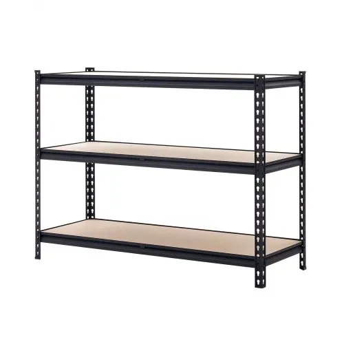 VEVOR Schwerlastregal Lagerregal mit 5 Ablagen 1228x459x1813mm 907,2kg, Stahlgestell, Teilbares & Verstellbares Design für DIY, Werkbank Funktion, Flexibles Steckregal für Keller Garage Werkstatt – Bild 10