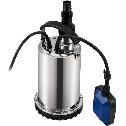 VEVOR Schmutzwasserpumpe 550W Tauchpumpe 230V Gartenpumpe Durchfluss 9500L/h Schmutzwassertauchpumpe IPX8 Auslass zuschneidbar zum Pumpen von Wasser aus Schwimmbädern Teichen Kellern – Bild 10