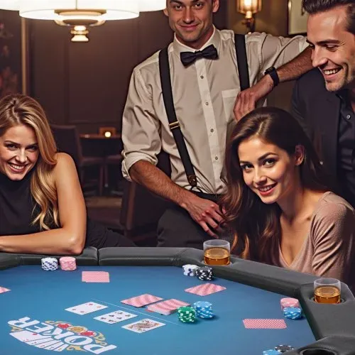 VEVOR klappbarer Pokertisch für 8 Spieler (1325 mm) Kasino-Freizeittisch mit gepolsterten Schienen & Getränkehaltern, achteckige tragbare Spieltische mit Filz- und Metallbeinen Texas Hold’em Poker – Bild 7