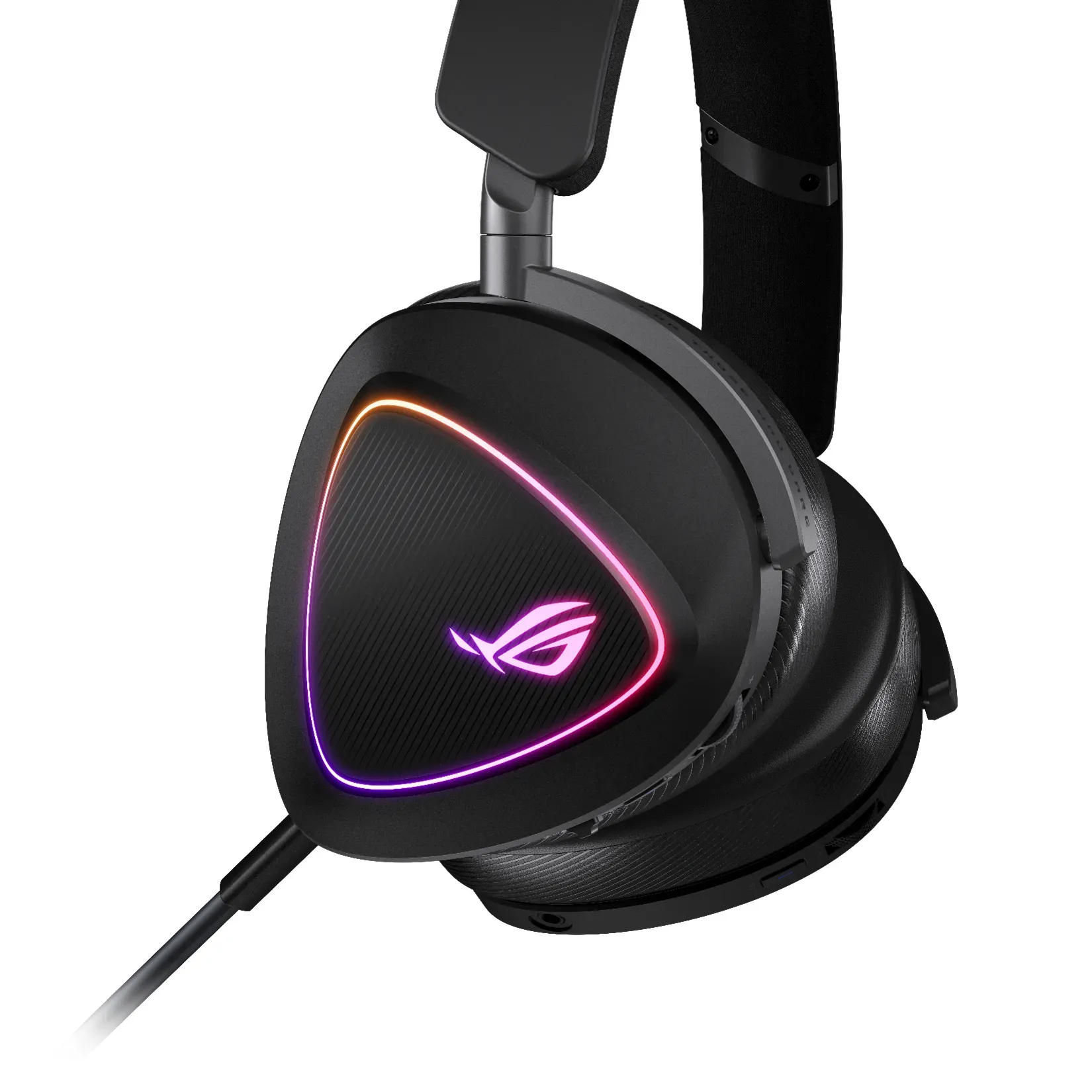 ASUS ROG DELTA II Kopfhörer Verkabelt & Kabellos Kopfband Gaming USB Typ-C Bluetooth Schwarz – Bild 2