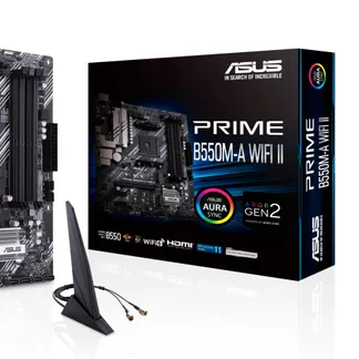 ASUS PRIME B550M-A WIFI II AMD B550 Sockel AM4 micro ATX ASUS PRIME B550M-A WIFI II AMD B550 Sockel AM4 micro ATX