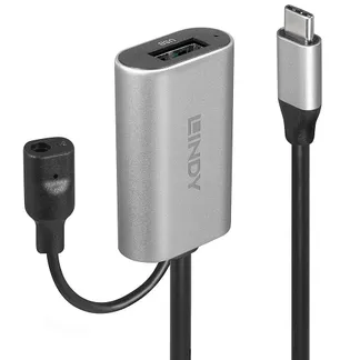 Lindy 43270 USB Kabel USB 3.2 Gen 1 (3.1 Gen 1) 5 m USB C USB A Silber Lindy 43270 USB Kabel USB 3.2 Gen 1 (3.1 Gen 1) 5 m USB C USB A Silber