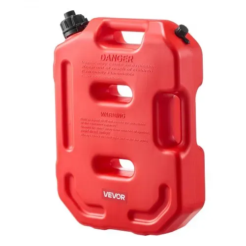 VEVOR Kraftstoffkanister 10 L, Benzinkanister mit Ausguss & verschließbarer Halterung, max. Durchflussrate 15 L/min, Flüssigkeitsbehälter für die meisten Autos, Motorräder, ATVs & UTVs, rot – Bild 9