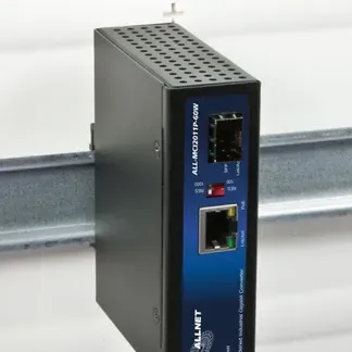 ALLNET Medienkonverter Industrial PoE (15,4W/30W/60W) auf 1000BASE-SX/-LX Single-/ Multimode SFP Mini-GBIC Anschluss / DIN / “ALL-MCI2011P-60W” ALLNET Medienkonverter Industrial PoE (15,4W/30W/60W) auf 1000BASE-SX/-LX Single-/ Multimode SFP Mini-GBIC Anschluss / DIN / “ALL-MCI2011P-60W”