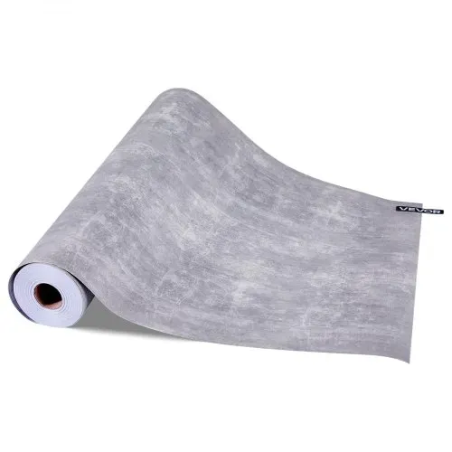 VEVOR Tapete selbstklebend, 45 cm x 15 m, Wandtapete, Klebefolie in Industrie-Stil, Möbelfolie, Möbelaufkleber, dekorative Tapetenrolle für Schlafzimmer, Küche, Büro, Badezimmer, dunkelgrau – Bild 8