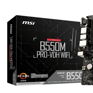 MSI B550M PRO-VDH WIFI Motherboard AMD B550 Sockel AM4 micro ATX MSI B550M PRO-VDH WIFI Motherboard AMD B550 Sockel AM4 micro ATX
