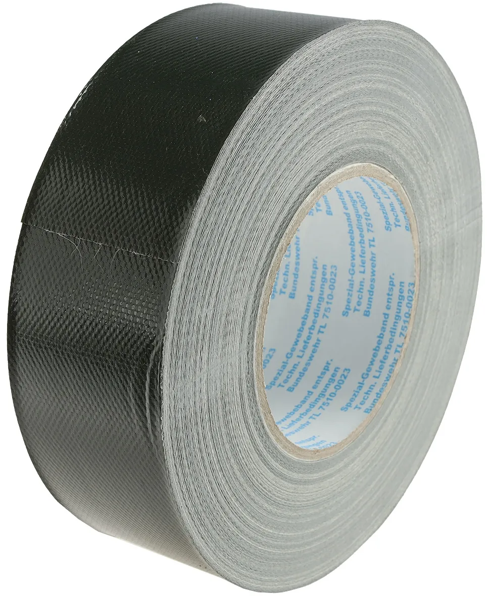 Gewebe-Klebeband Panzerband, olivgrün Naturkautschuk-Kleber, 50mm x 50m Gewebe-Klebeband Panzerband, olivgrün Naturkautschuk-Kleber, 50mm x 50m