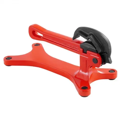 VEVOR Tragbarer Rohrschraubstock, Schraubstock aus Aluminium mit einer Spannkapazität von 3,175 bis 38,1mm, ideal für die Installation, Reparatur und Wartung von Rohrleitungen vor Ort – Bild 9