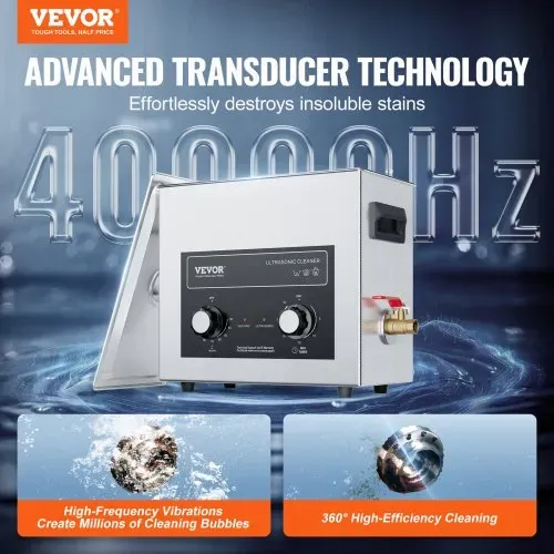 VEVOR Ultraschallreiniger mit Heiztimer & Korb 6 L professionelle digitale Schallkavitationsmaschine, 180 W Reinigungsmaschine für Uhreninstrumente Brillen Münzen Metallteile Werkzeuge VEVOR Ultraschallreiniger mit Heiztimer & Korb 6 L professionelle digitale Schallkavitationsmaschine, 180 W Reinigungsmaschine für Uhreninstrumente Brillen Münzen Metallteile Werkzeuge