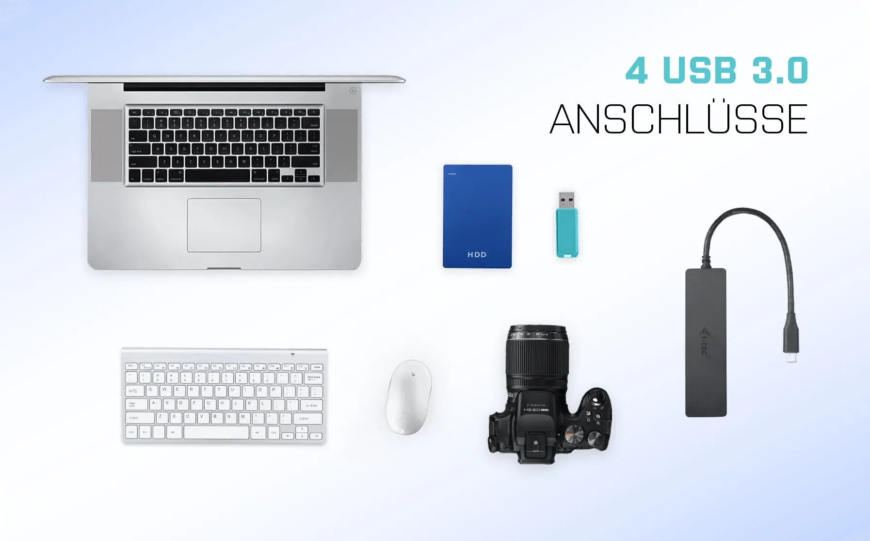 i-tec Advance USB-C Slim Passive HUB 4 Port – Bild 7