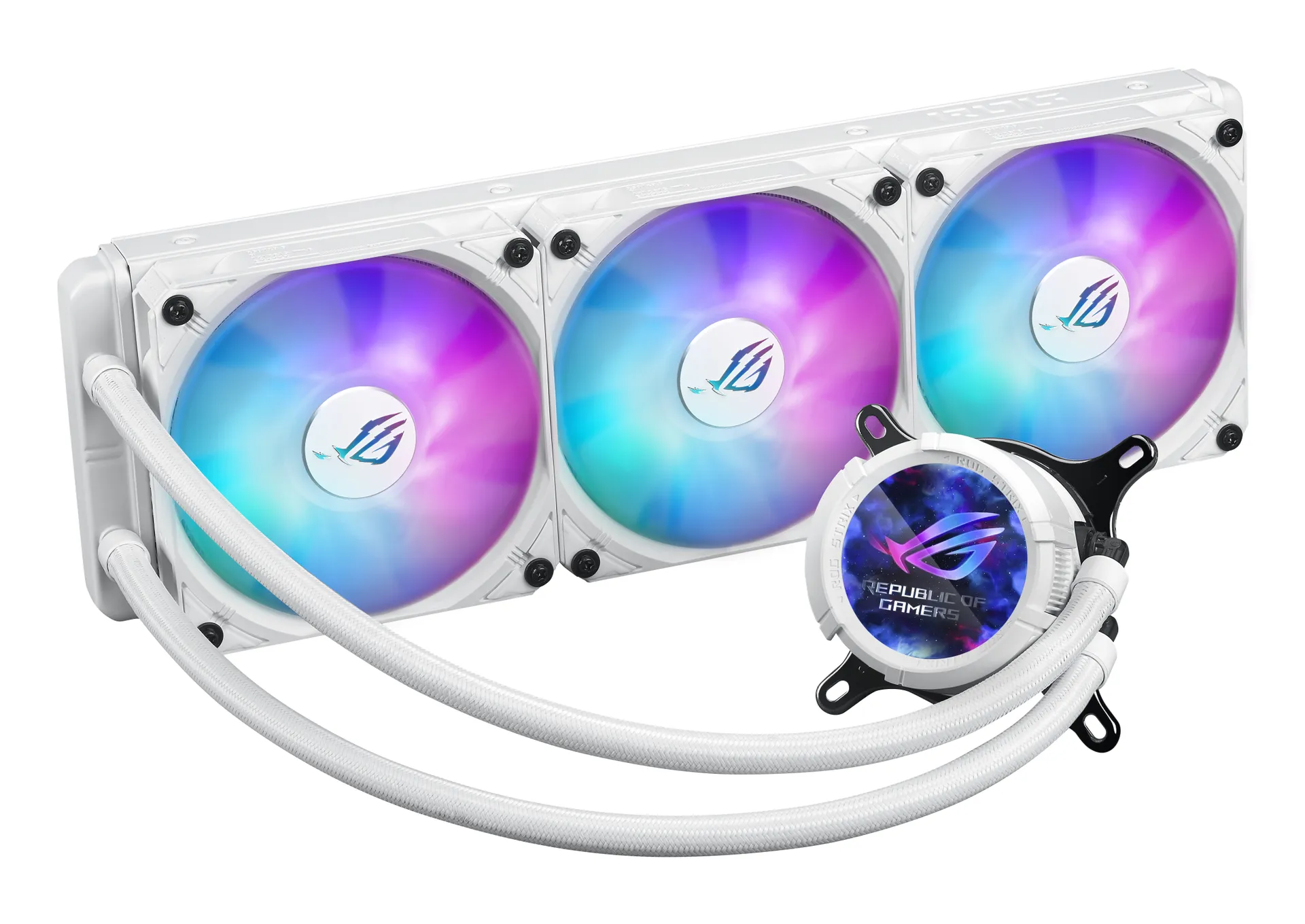ASUS ROG Strix LC III 360 ARGB White Edition Prozessor All-in-One-Flüssigkeitskühler 12 cm Weiß – Bild 3