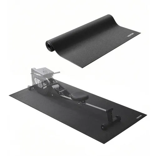 VEVOR Laufbandmatte für Teppichboden Bodenschutzmatte (760 x 1525 mm) für Sportgeräte 6 mm dick, Trainingsgerätematte für Laufbänder Heimtrainer Liegeräder, hochdichter PVC-Bodenschutz VEVOR Laufbandmatte für Teppichboden Bodenschutzmatte (760 x 1525 mm) für Sportgeräte 6 mm dick, Trainingsgerätematte für Laufbänder Heimtrainer Liegeräder, hochdichter PVC-Bodenschutz