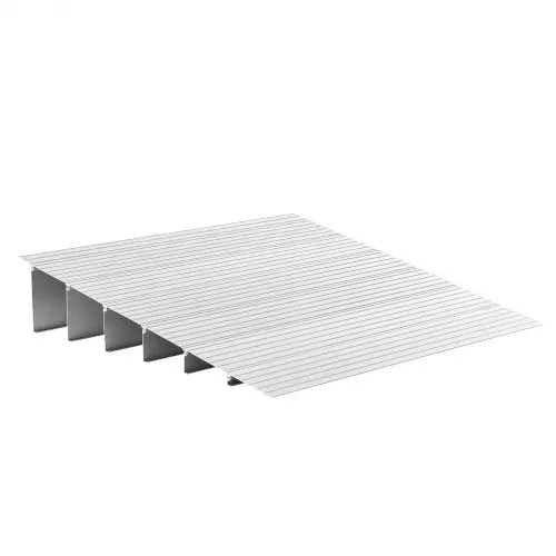 VEVOR Türschwellenrampe, 805x865x155 mm, Rollstuhlrampe aus Aluminiumlegierung mit einer Tragkraft von 360 kg, Bordsteinrampen für Heimtreppen, Rollstühle Roller Gehhilfen Fahrräder Dreiräder – Bild 8