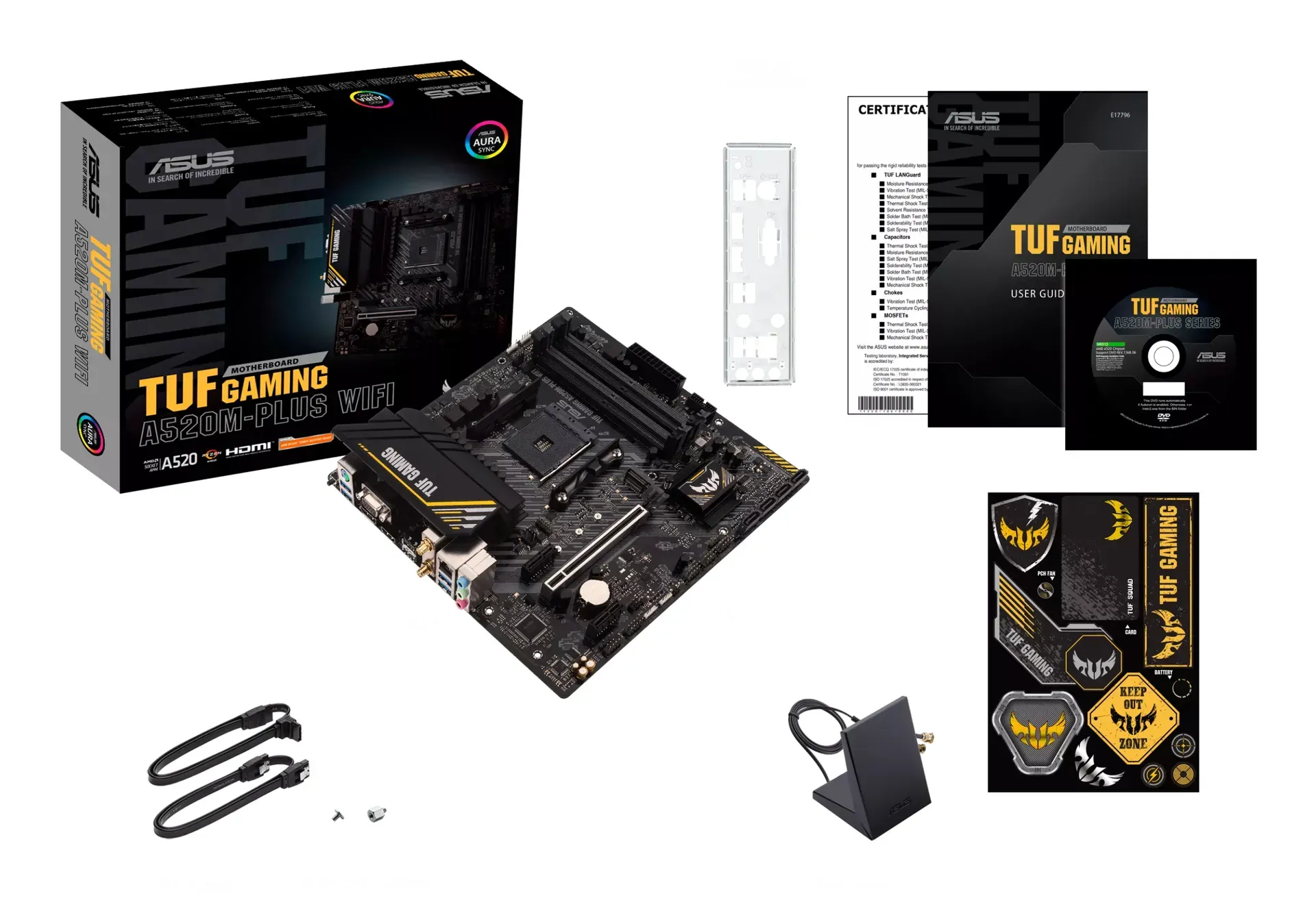 ASUS TUF GAMING A520M-PLUS WIFI AMD A520 Sockel AM4 micro ATX – Bild 6
