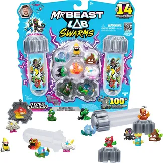 MrBeast Lab Swarms S3 Mega Lab 14 Pack – Biting Hot Sauce, Spielfigur MrBeast Lab Swarms S3 Mega Lab 14 Pack – Biting Hot Sauce, Spielfigur