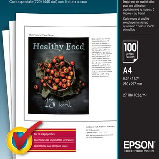 Epson Photo Quality Inkjet Paper – A4 – 100 Blätter Epson Photo Quality Inkjet Paper – A4 – 100 Blätter