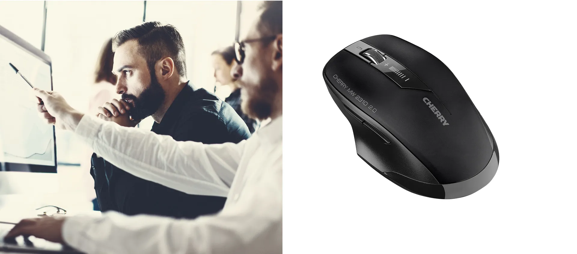 CHERRY MW 2310 2.0 Kabellose Maus, Schwarz, USB – Bild 5