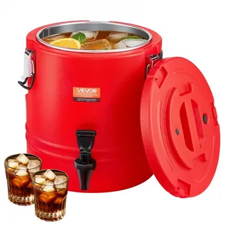 VEVOR isolierter Getränkespender 11,4 L Thermo-Getränkespender für Heiß- und Kaltgetränke mit Zapfhahn, lebensmittelechter Kühlkrug mit Innenseite aus 304er-Edelstahl, für Tee Kaffee Restaurant VEVOR isolierter Getränkespender 11,4 L Thermo-Getränkespender für Heiß- und Kaltgetränke mit Zapfhahn, lebensmittelechter Kühlkrug mit Innenseite aus 304er-Edelstahl, für Tee Kaffee Restaurant